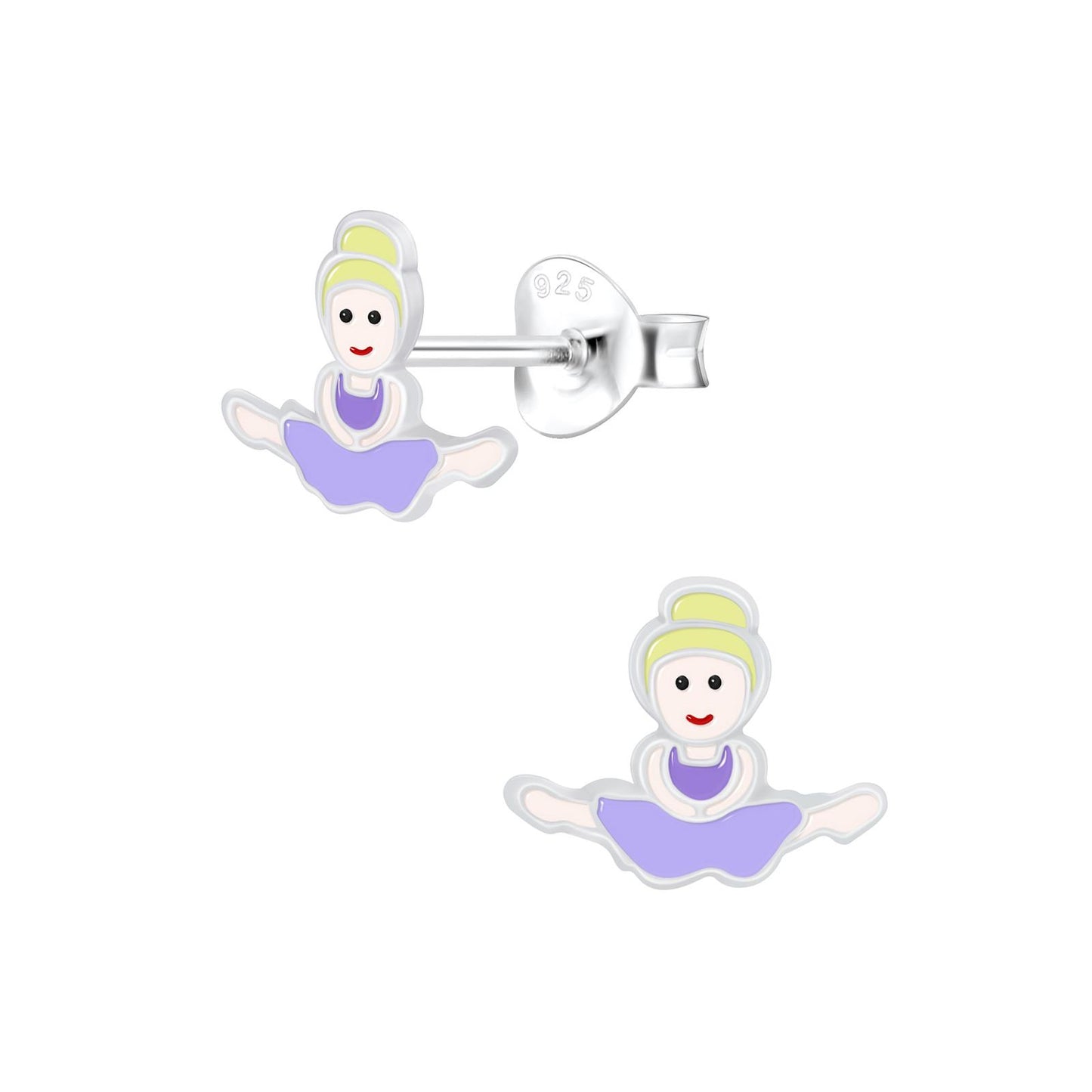 Kinder Ohrringe Ballerina aus 925 Silber