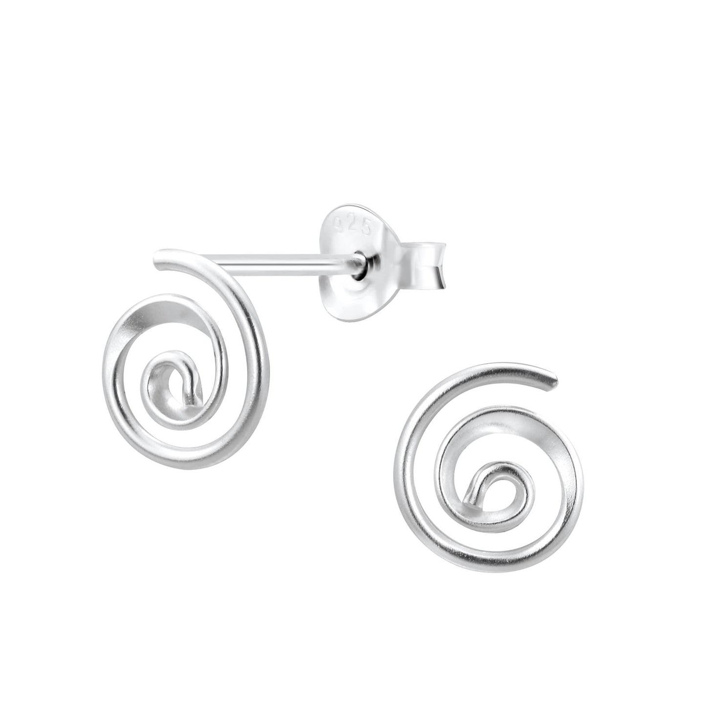 Kinder Ohrringe Spiralen aus 925 Silber