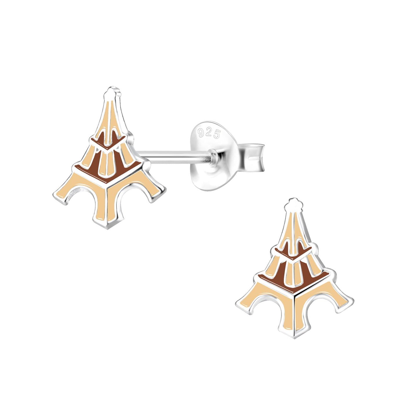 Children's Eiffel Tower earrings made of 925 silver