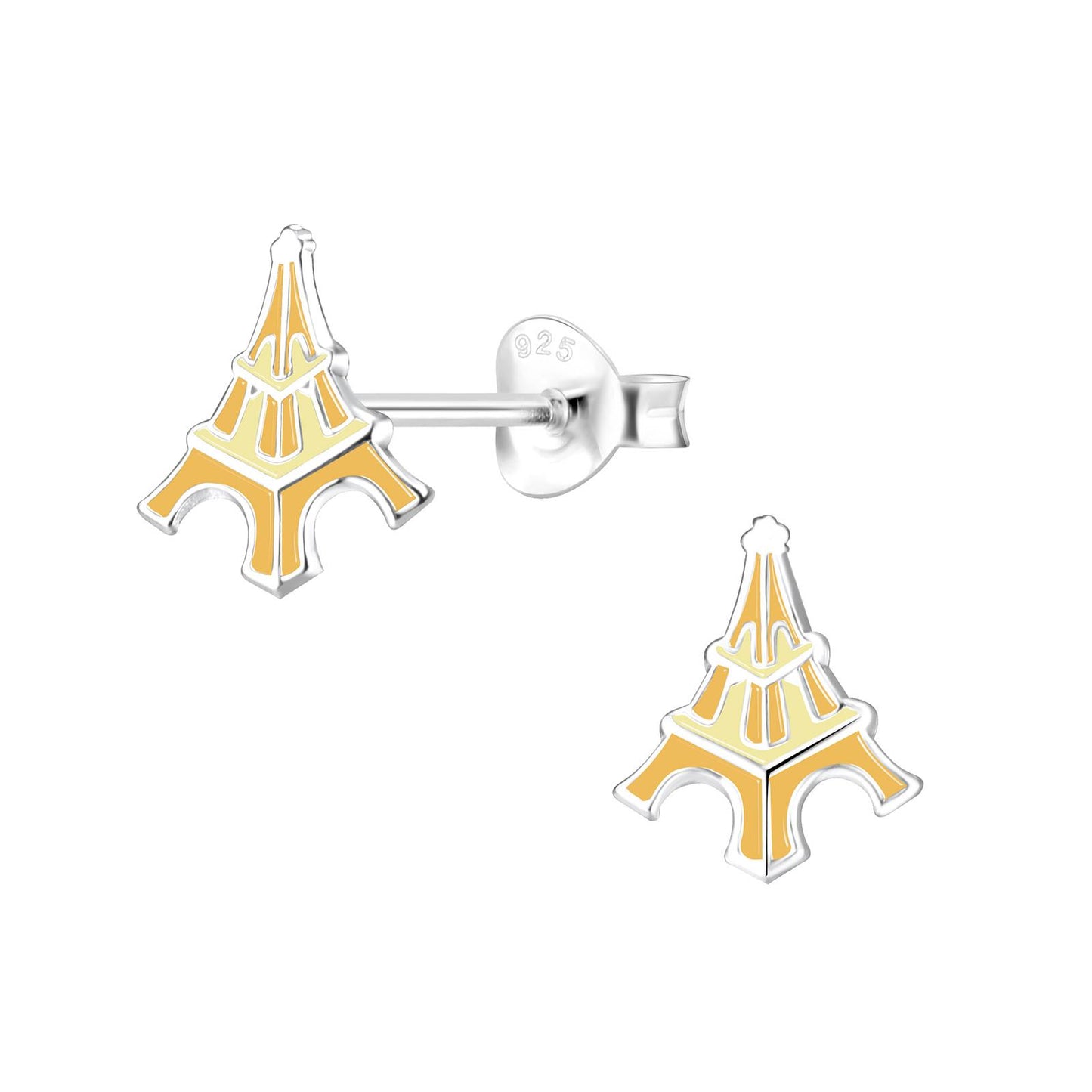 Children's Eiffel Tower earrings made of 925 silver