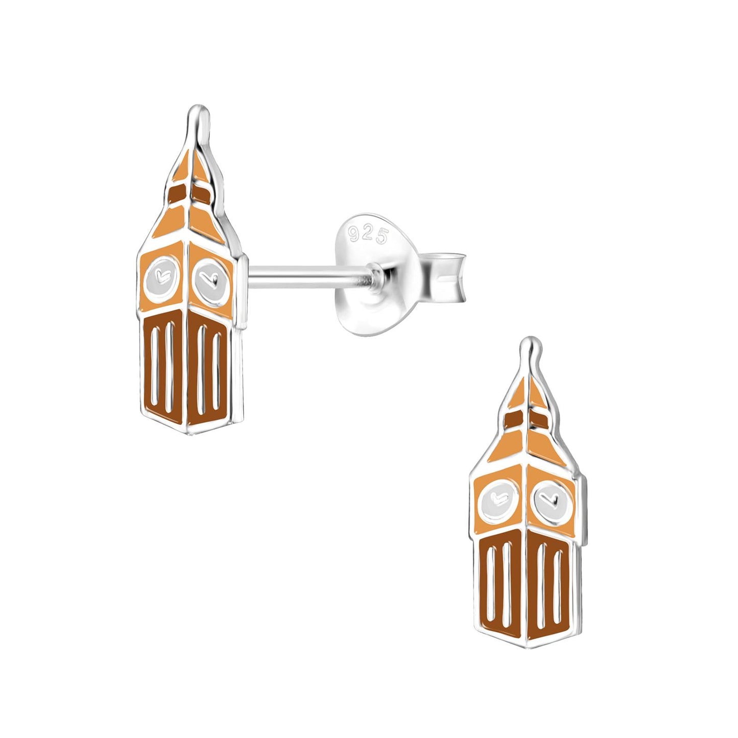 Kinderoorbellen Big Ben, gemaakt van 925 zilver.