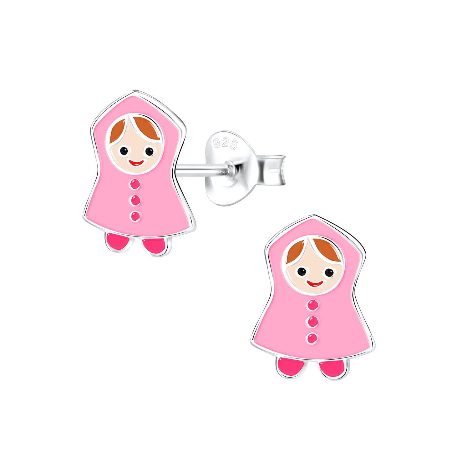 Children's earrings raincoat made of 925 silver