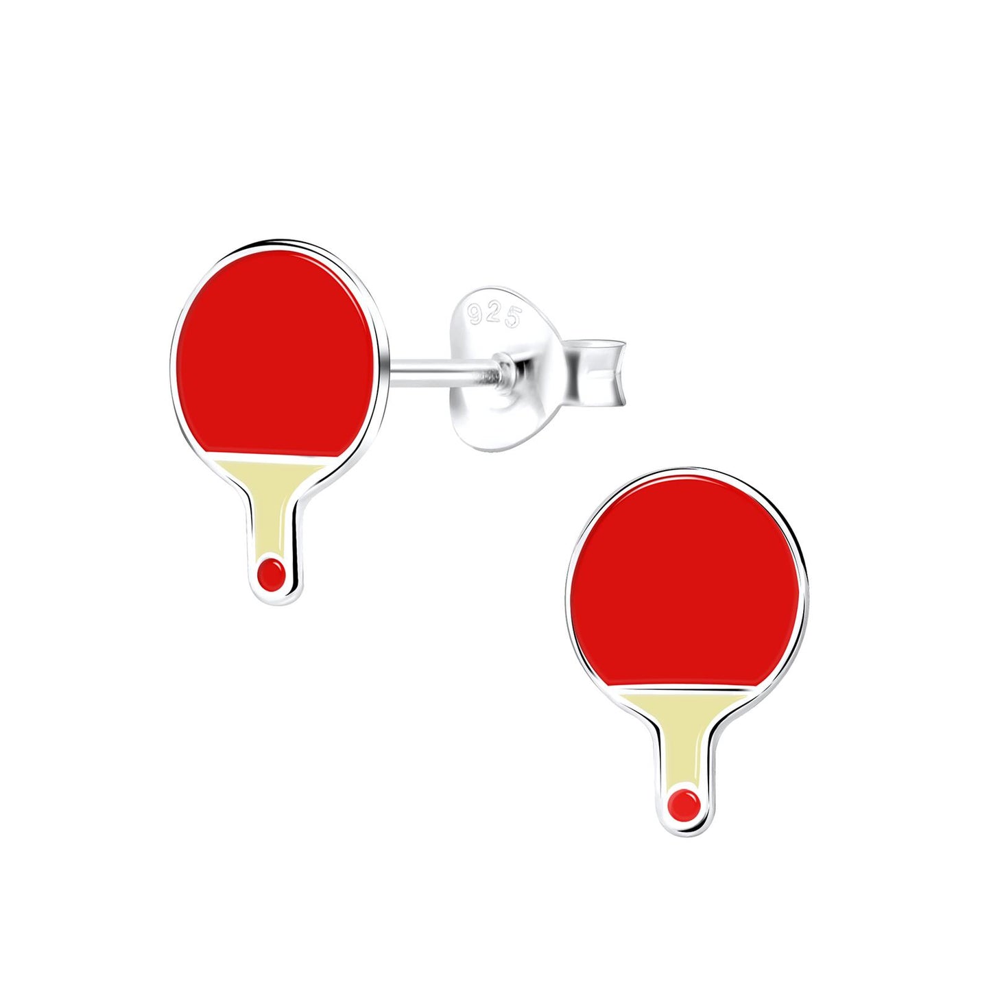 Kinder Ohrringe Tischtennis aus 925 Silber