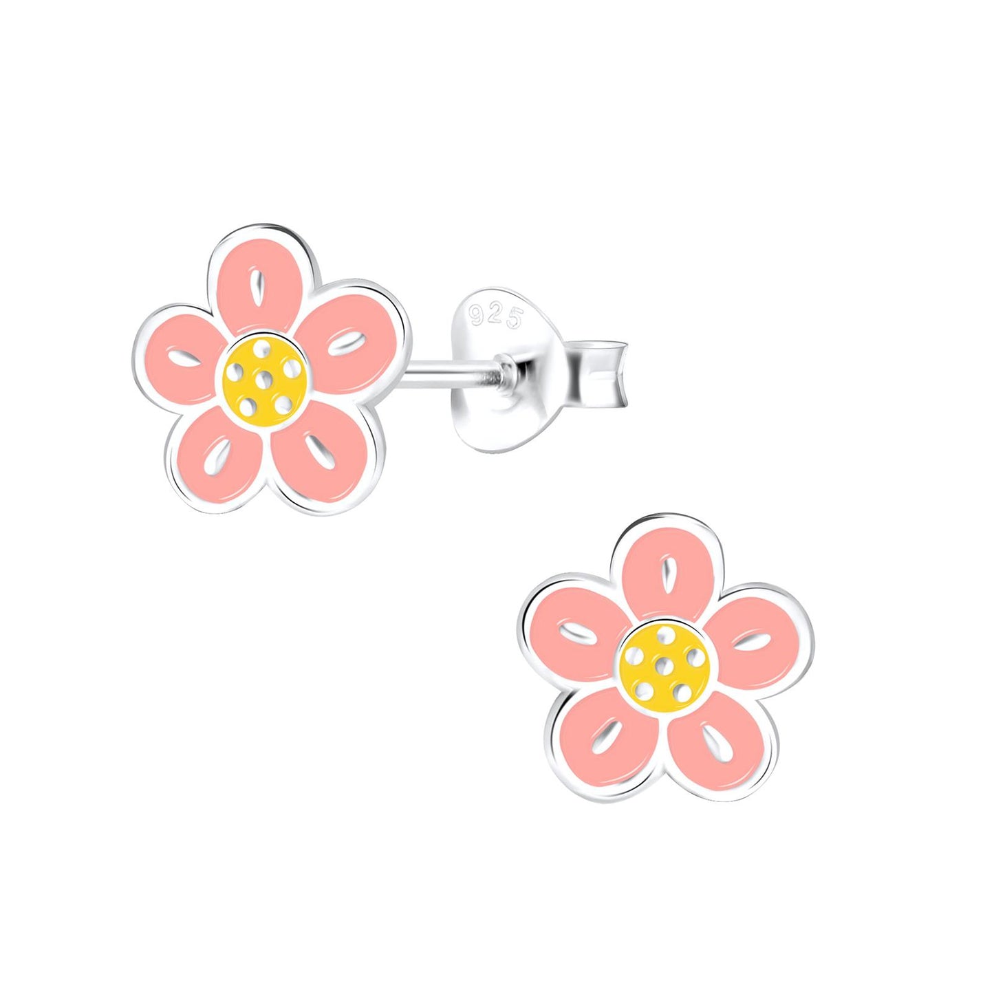 Mädchen Ohrringe Blumen aus 925 Silber