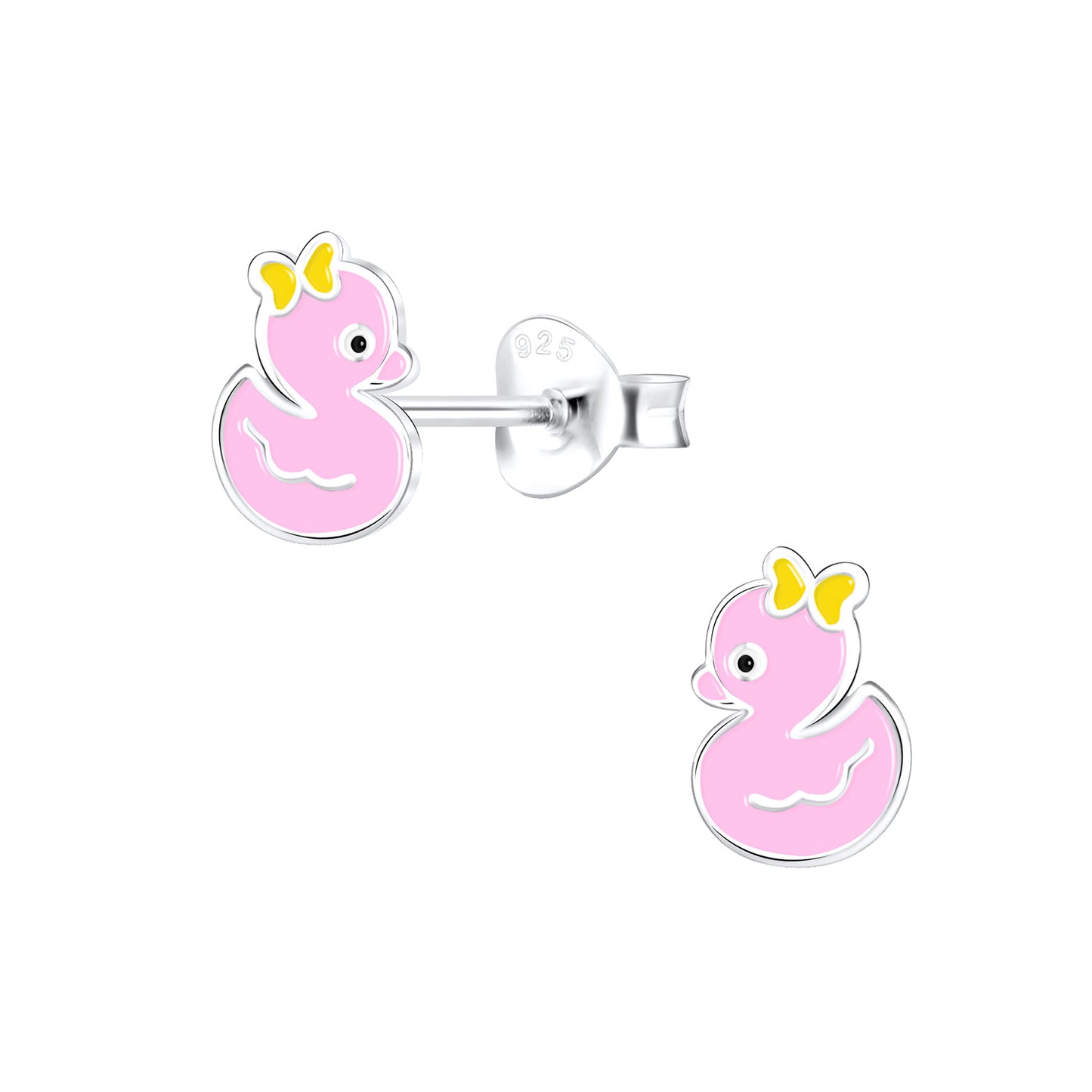 Kinder Ohrringe Enten aus 925 Silber