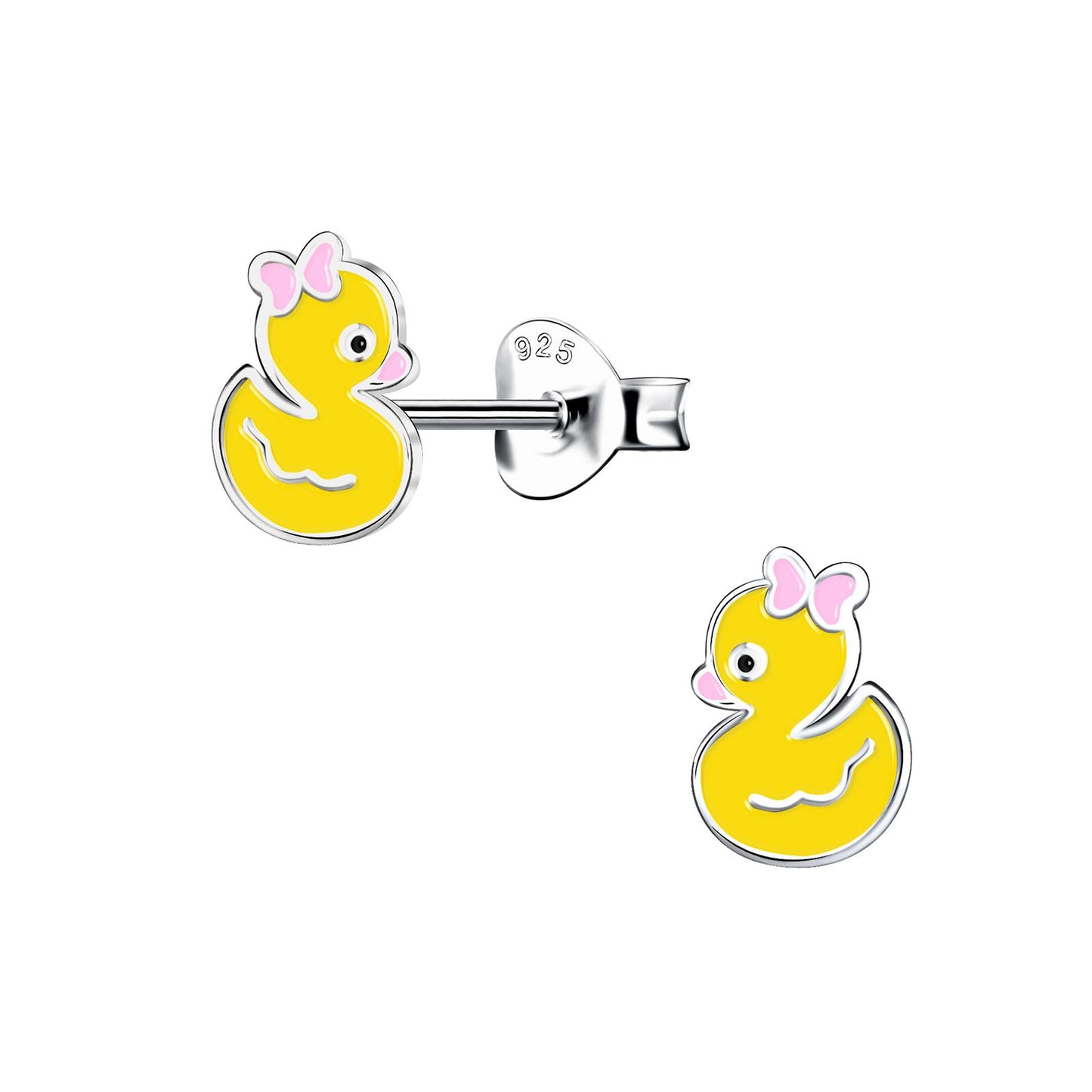 Kinder Ohrringe Enten aus 925 Silber