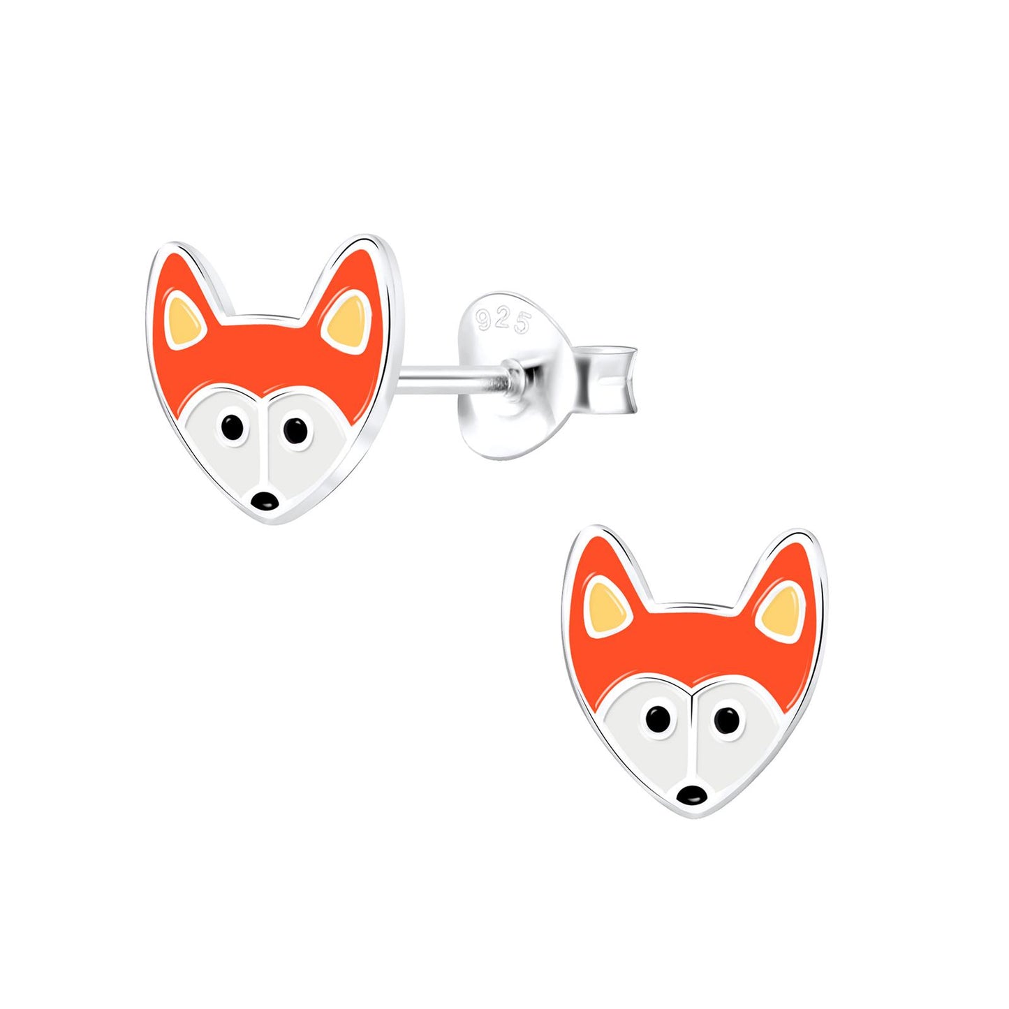 Kinder Ohrringe Fuchs aus 925 Silber