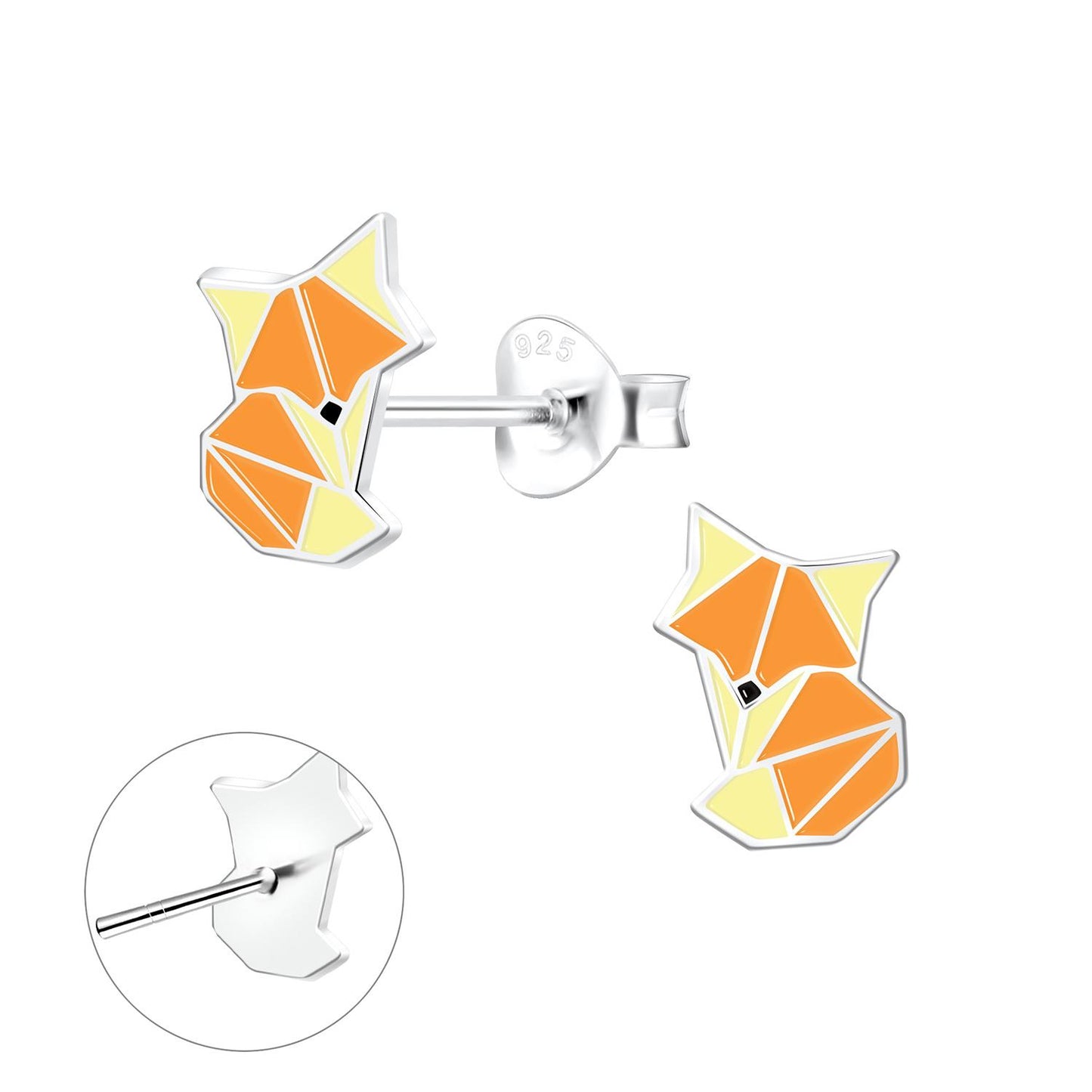 Kinder Ohrringe Fuchs aus 925 Silber