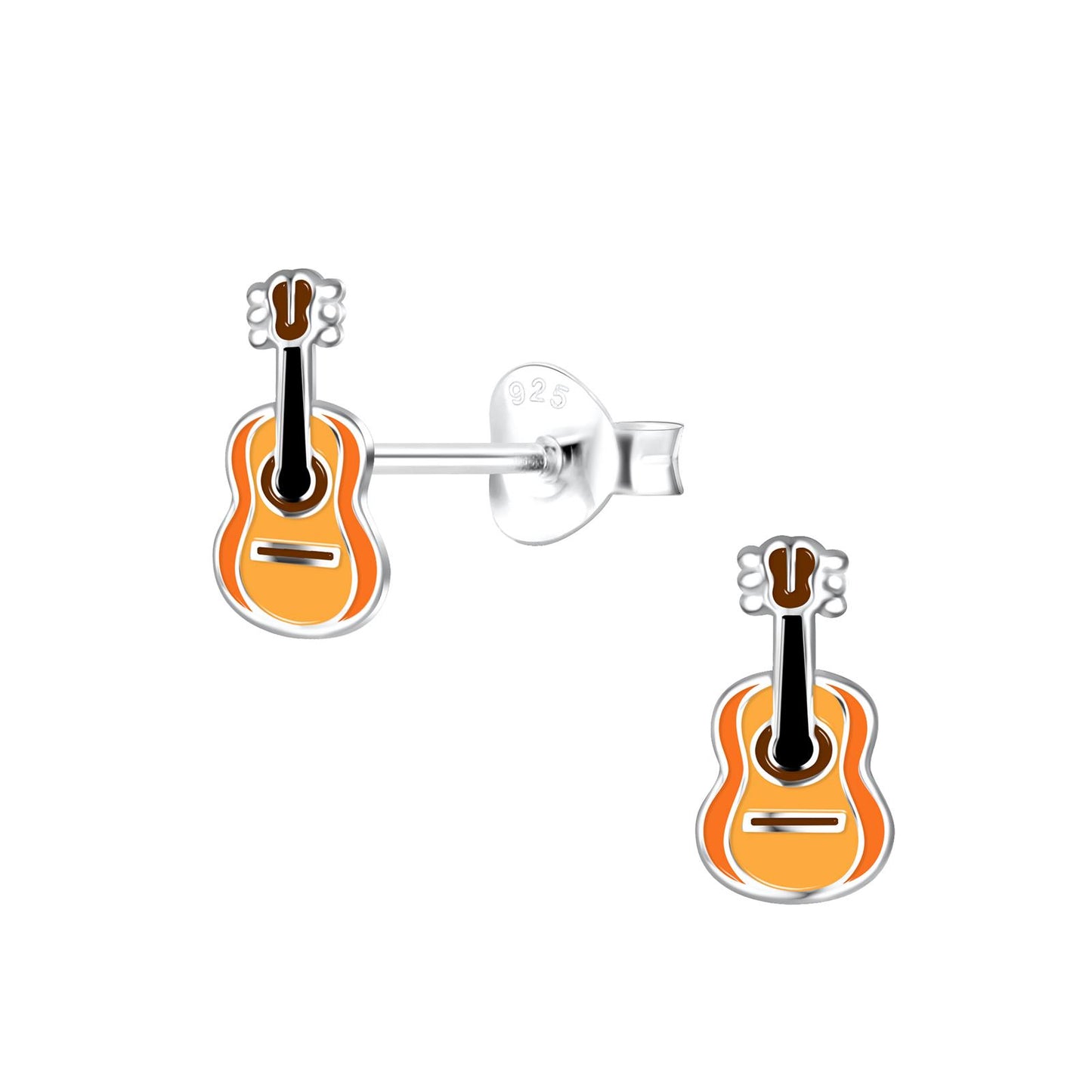 Kinder Ohrringe Gitarren aus 925 Silber