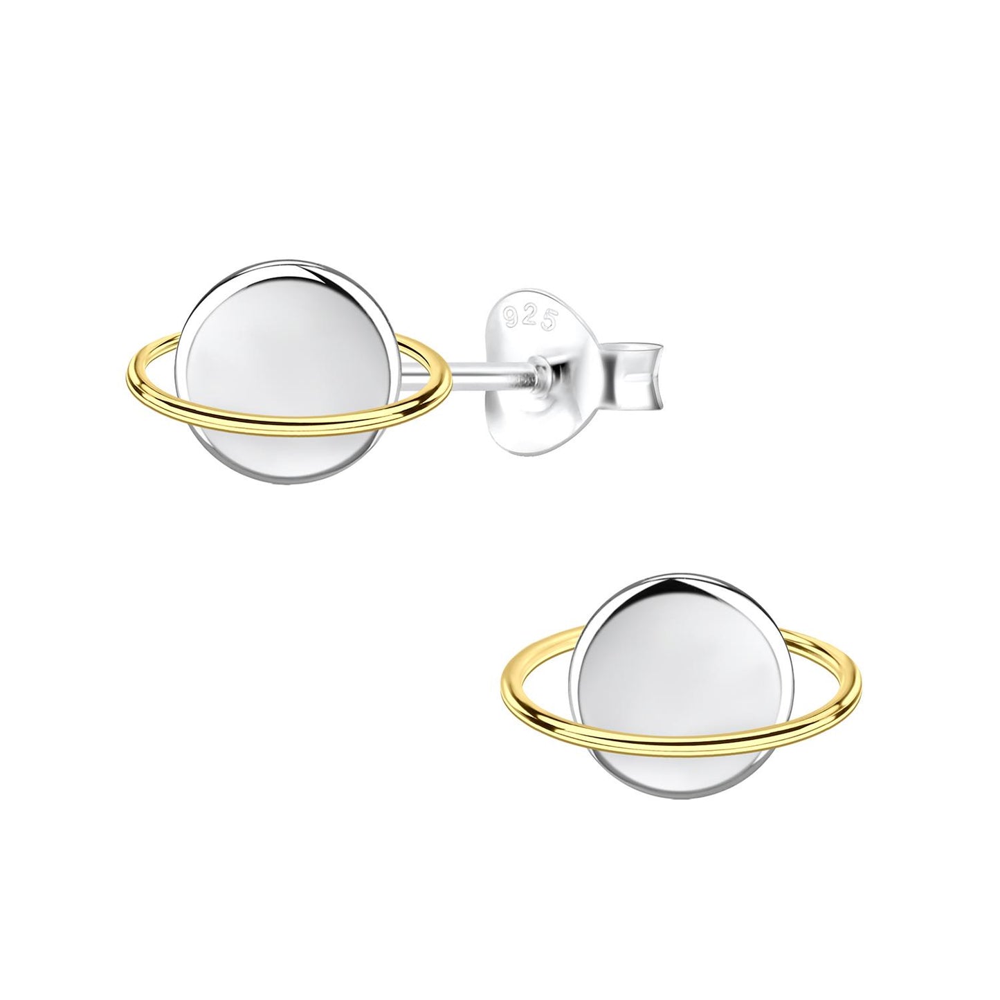 Kinder Ohrringe Saturn aus 925 Silber