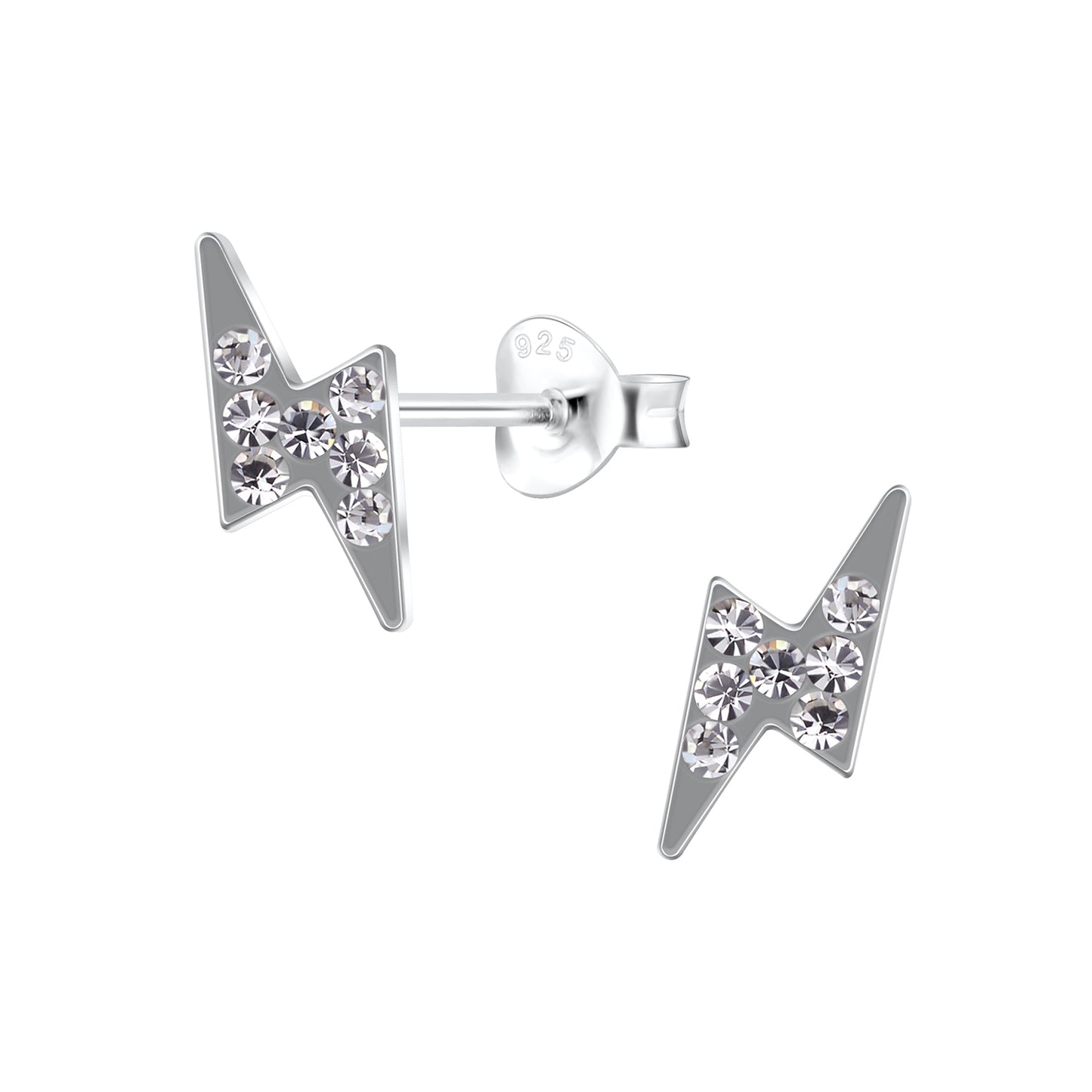 Kinder Ohrringe Blitz aus 925 Silber