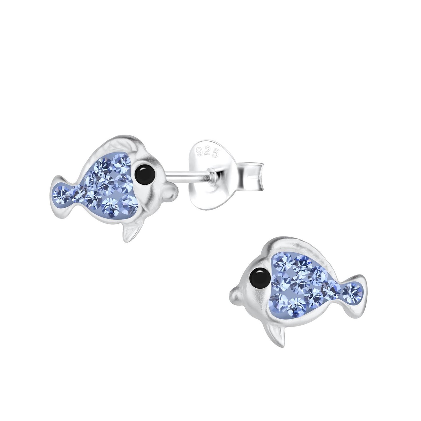 Kinder Ohrringe Fisch aus 925 Silber