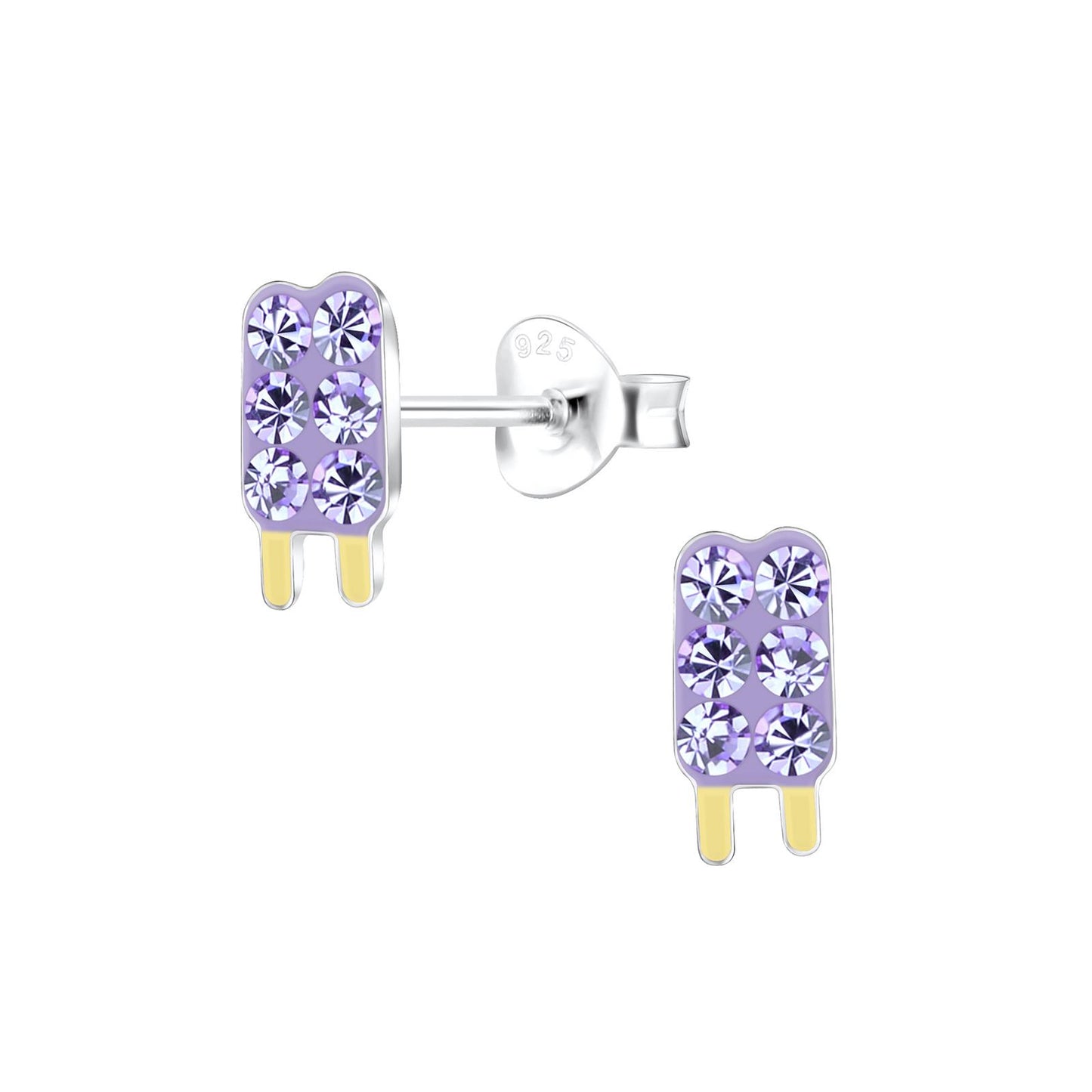 Kinder Ohrringe Eis aus 925 Silber
