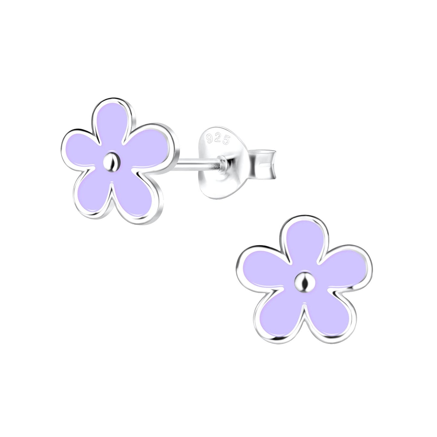 Mädchen Ohrringe Blumen aus 925 Silber