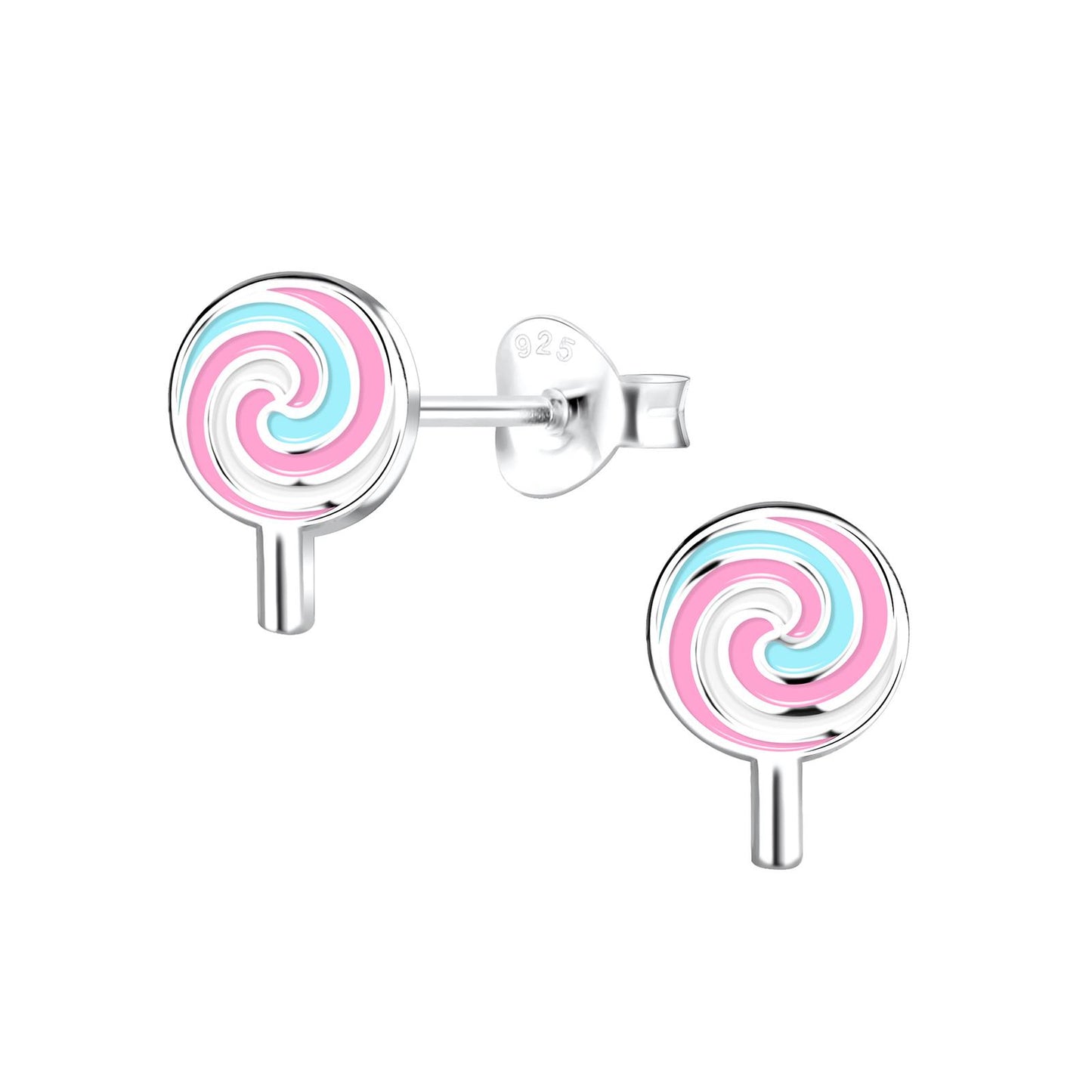Kinder Ohrringe Lollipop aus 925 Silber