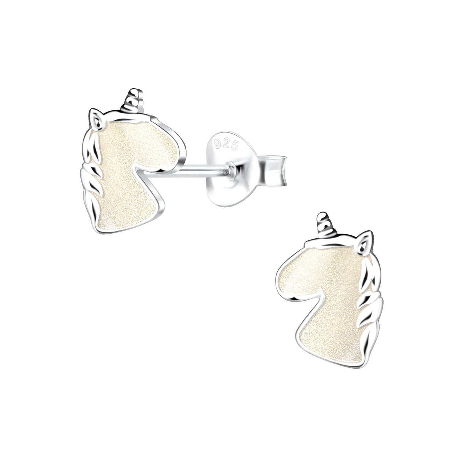 Girls' Unicorn Earrings made of 925 Silver
