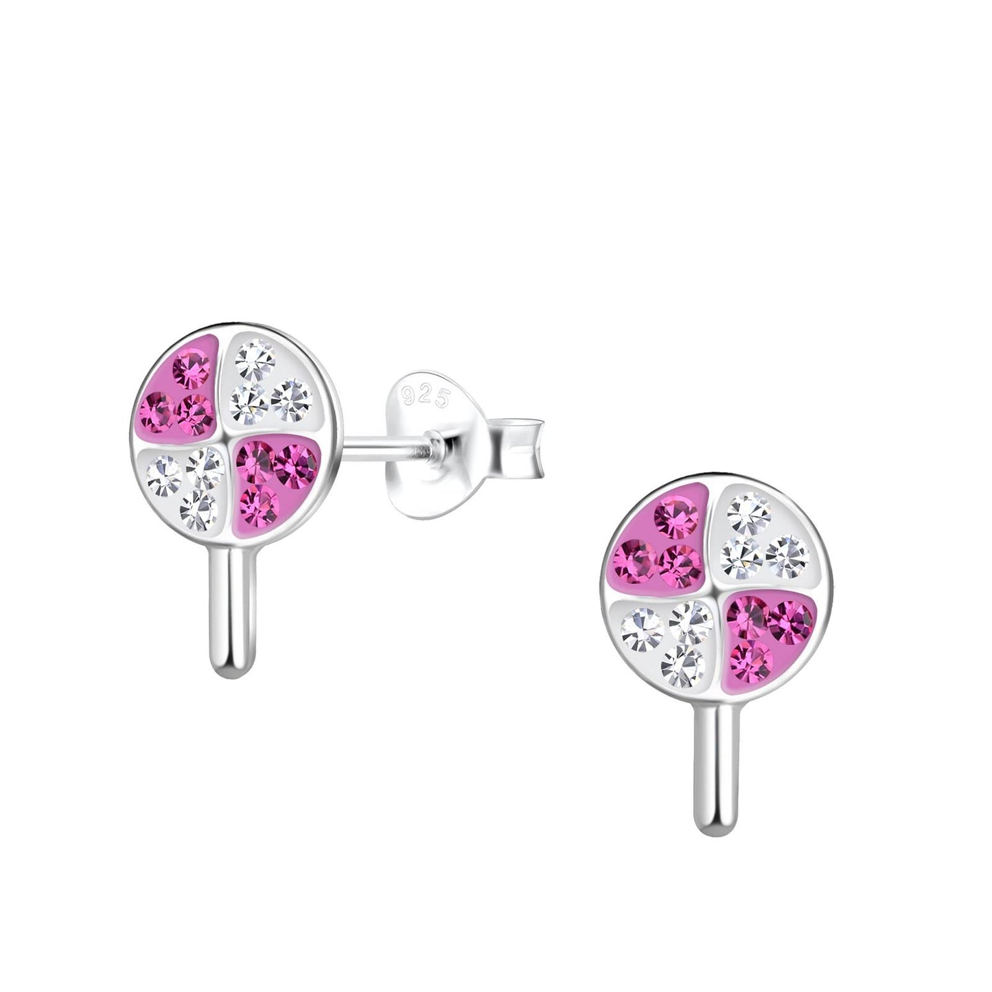 Kinder Ohrringe Lollipop aus 925 Silber