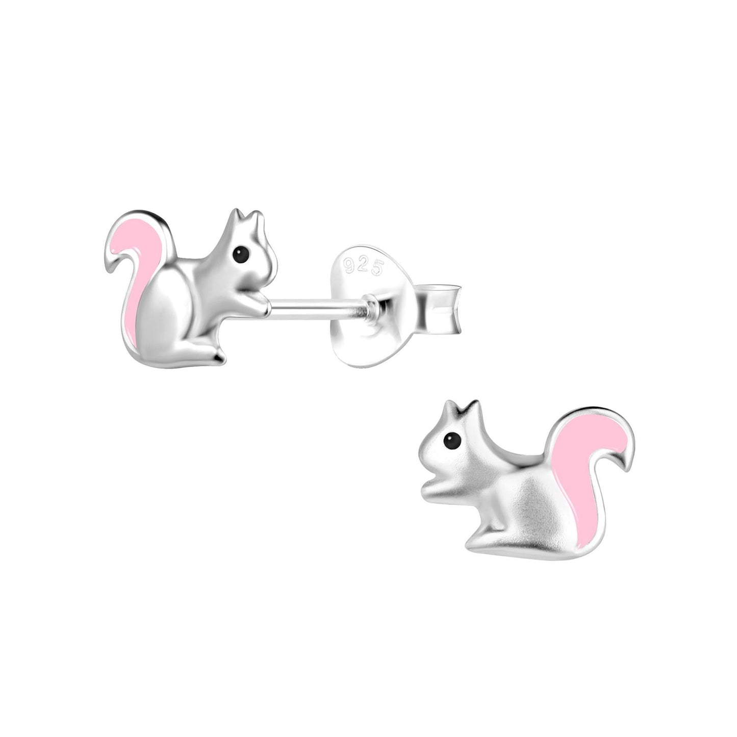 Kinder Ohrringe Eichhörnchen aus 925 Silber