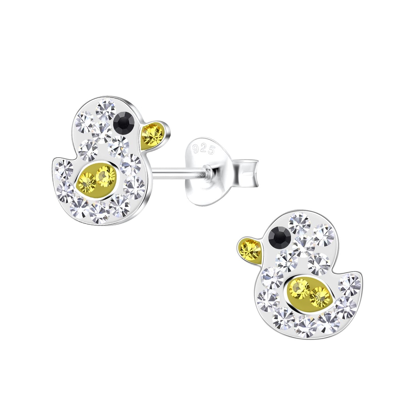 Kinder Ohrringe Enten aus 925 Silber