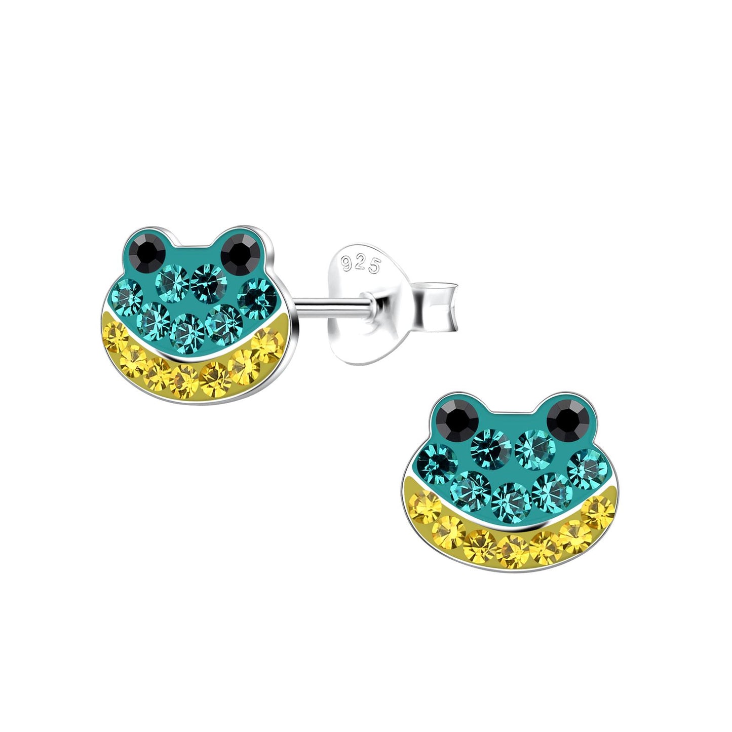 Kinder Ohrringe Frosch aus 925 Silber