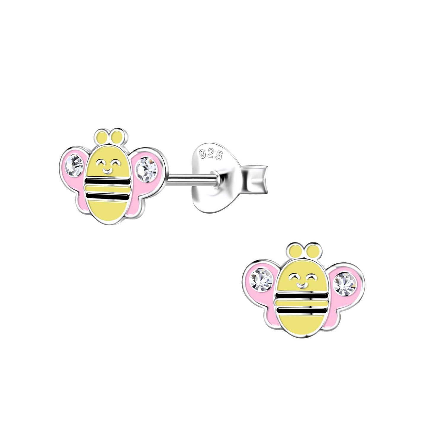 Kinder Ohrringe Bienen aus 925 Silber