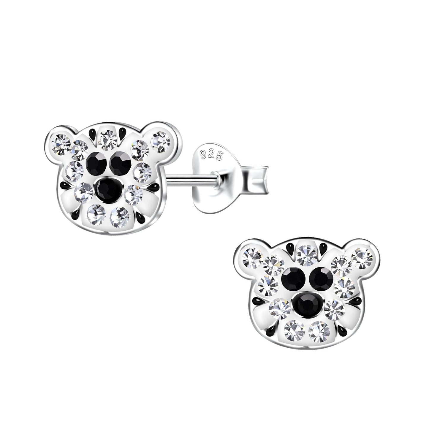 Kinder Ohrringe Tiger aus 925 Silber