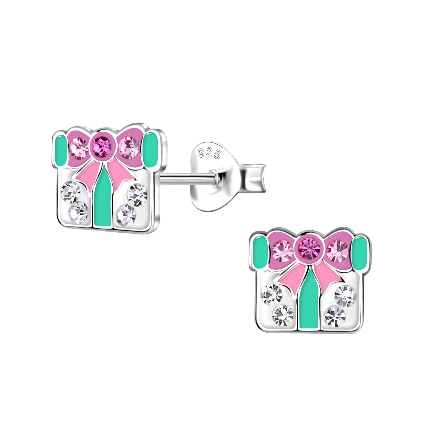 Children's earrings gift made of 925 silver