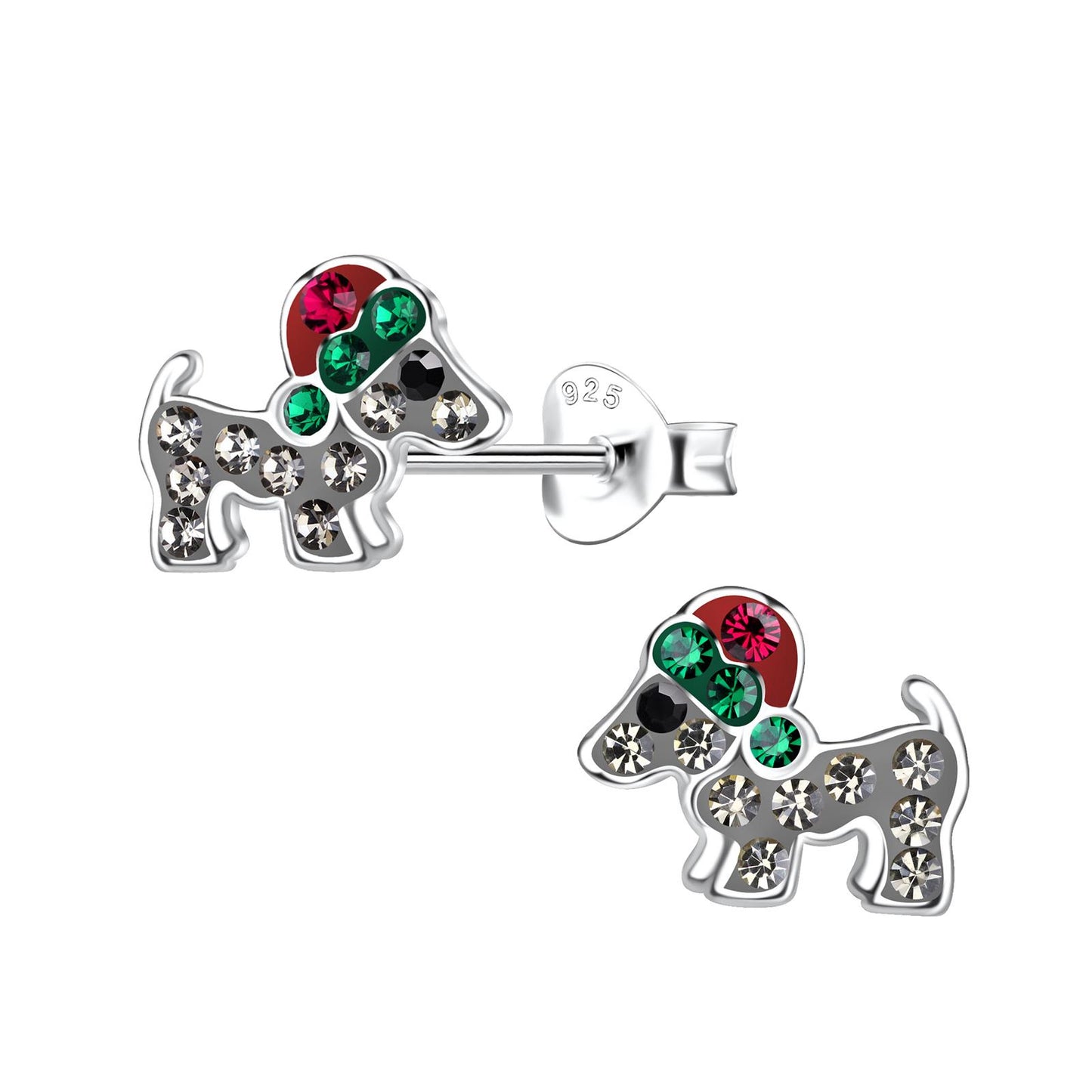 Kinder Ohrringe Hunde aus 925 Silber