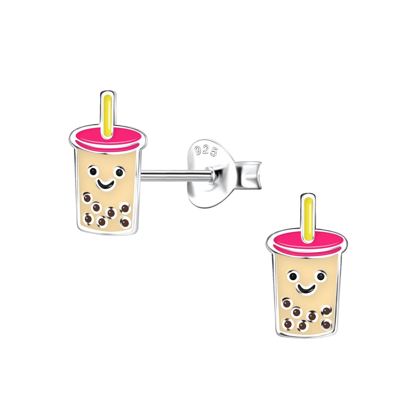 Kinder Ohrringe Bubble Tea aus 925 Silber