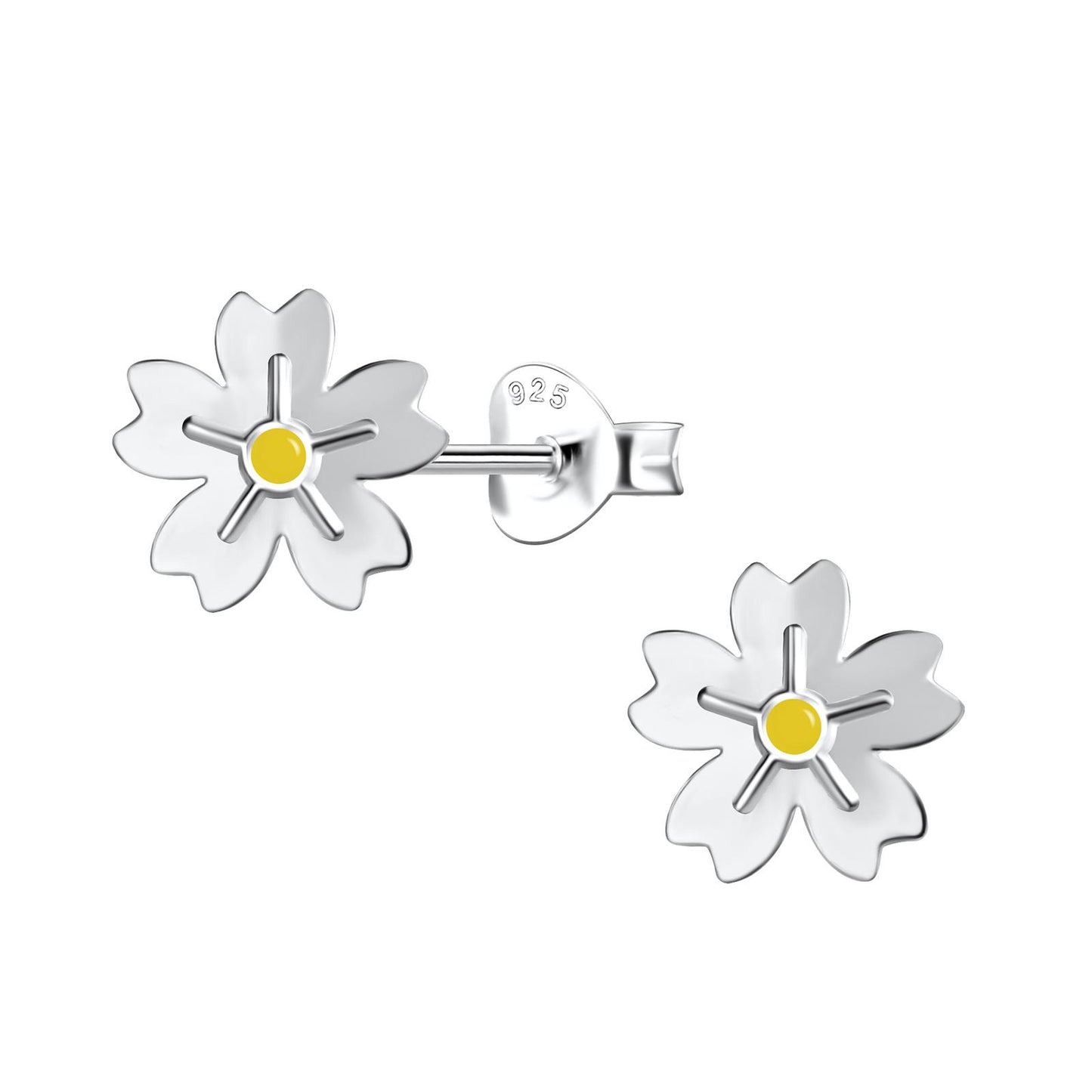 Mädchen Ohrringe Blumen aus 925 Silber