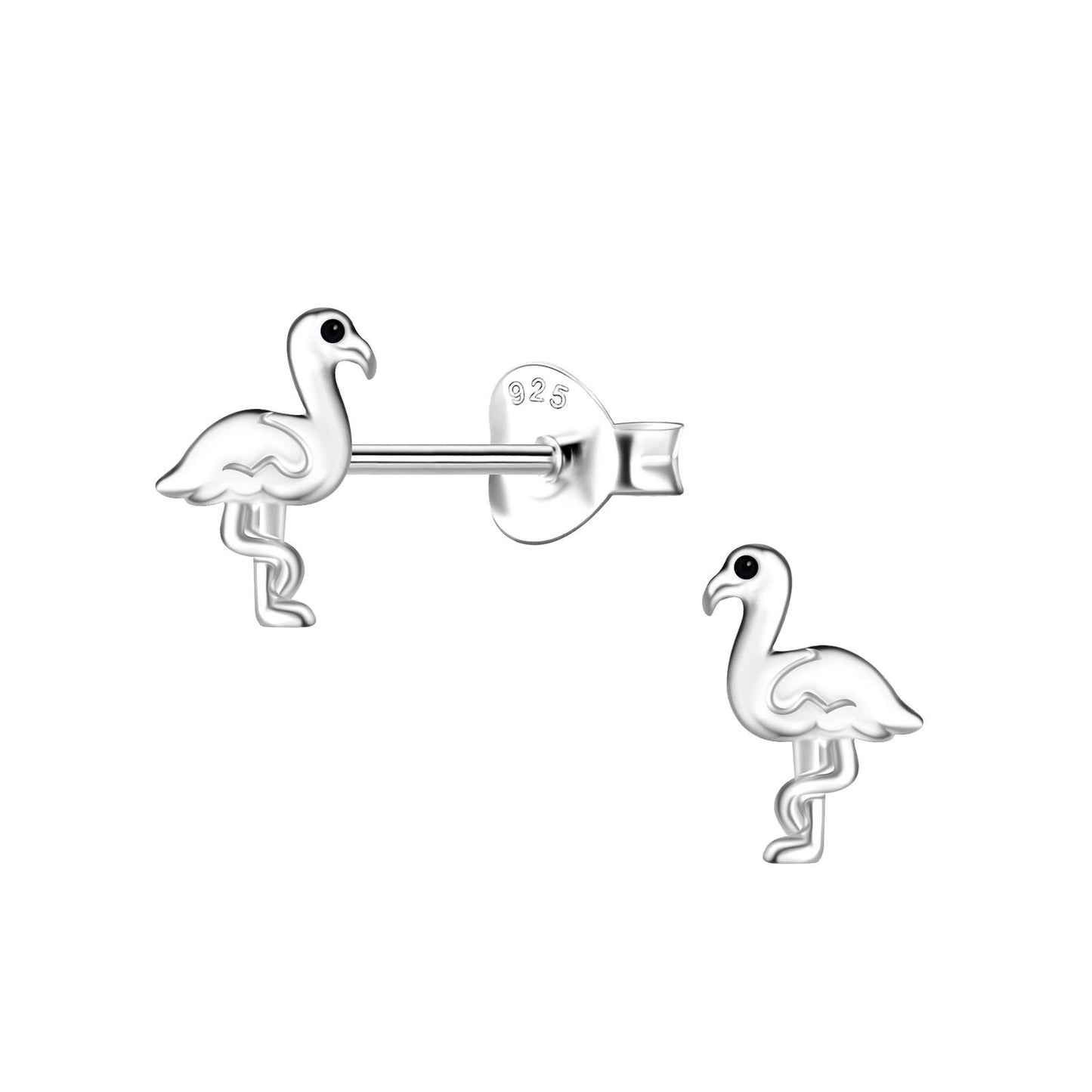 Kinder Ohrringe Flamingo aus 925 Silber