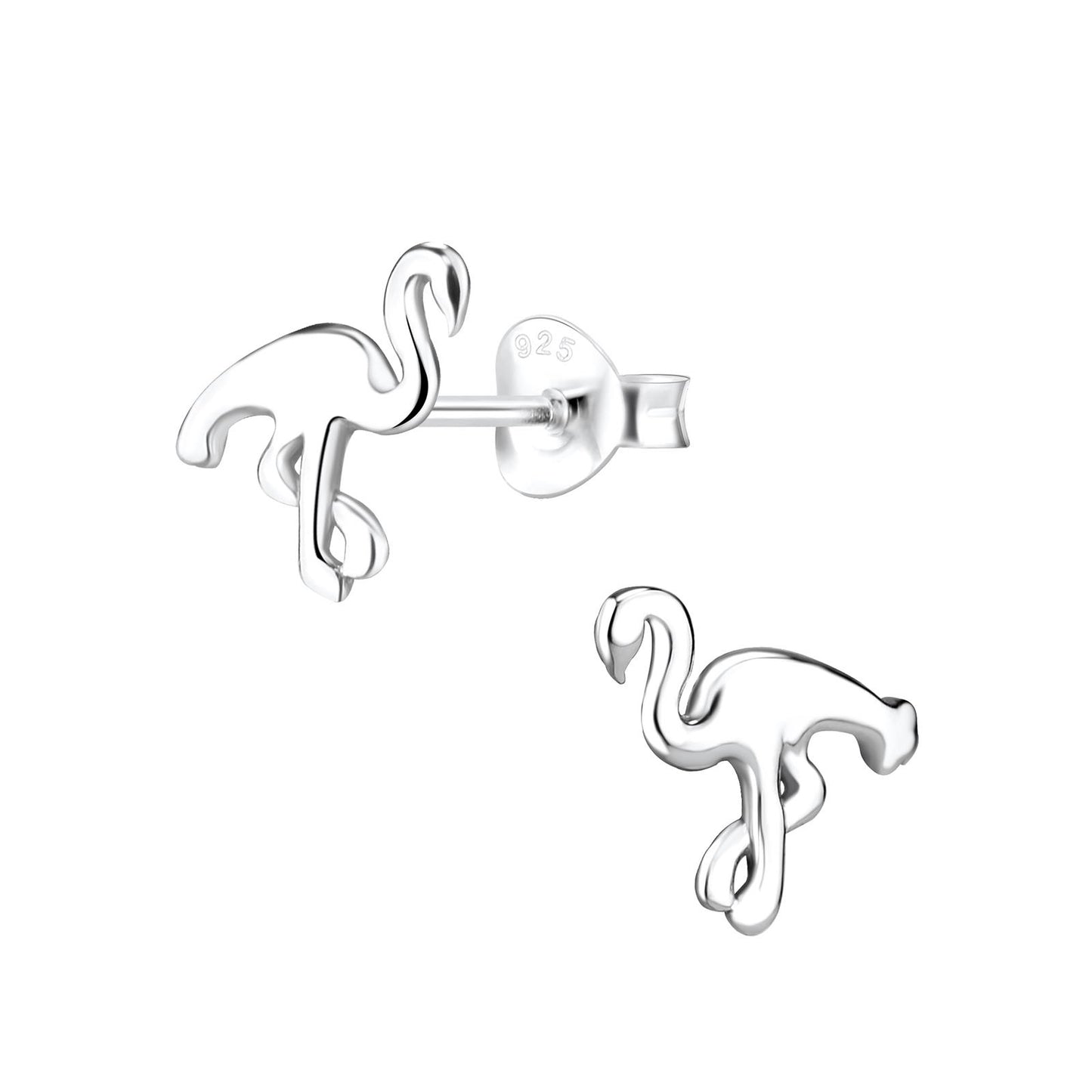 Kinder Ohrringe Flamingo aus 925 Silber