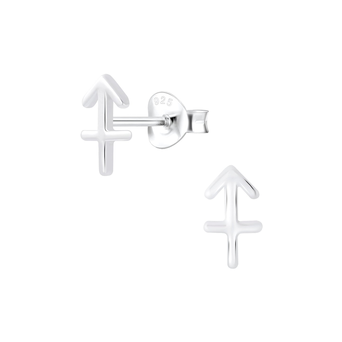 Girls' Sagittarius zodiac earrings made of 925 silver