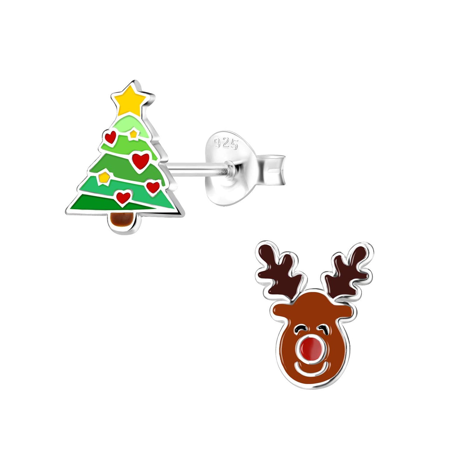 Kinder Ohrringe Weihnachten aus 925 Silber