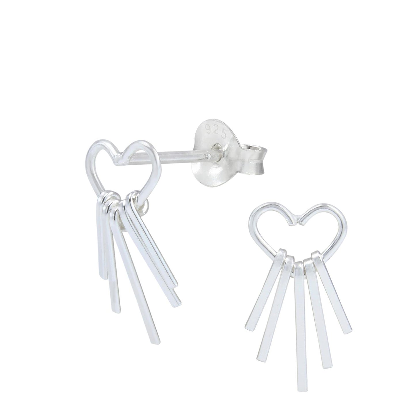 Kinder Ohrringe Stab aus 925 Silber