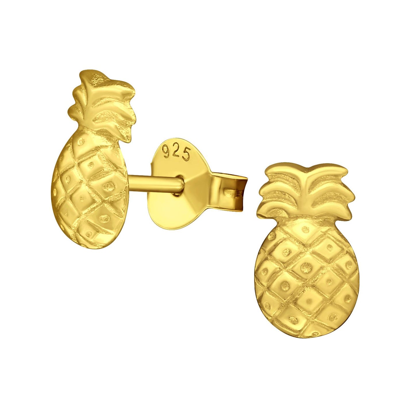 Kinder Ohrringe Ananas aus 925 Silber