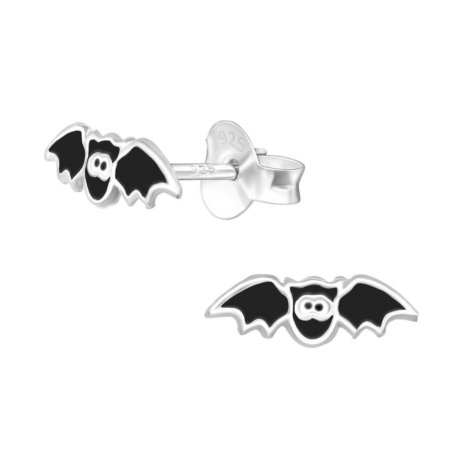 Kinder Ohrringe Fledermaus aus 925 Silber