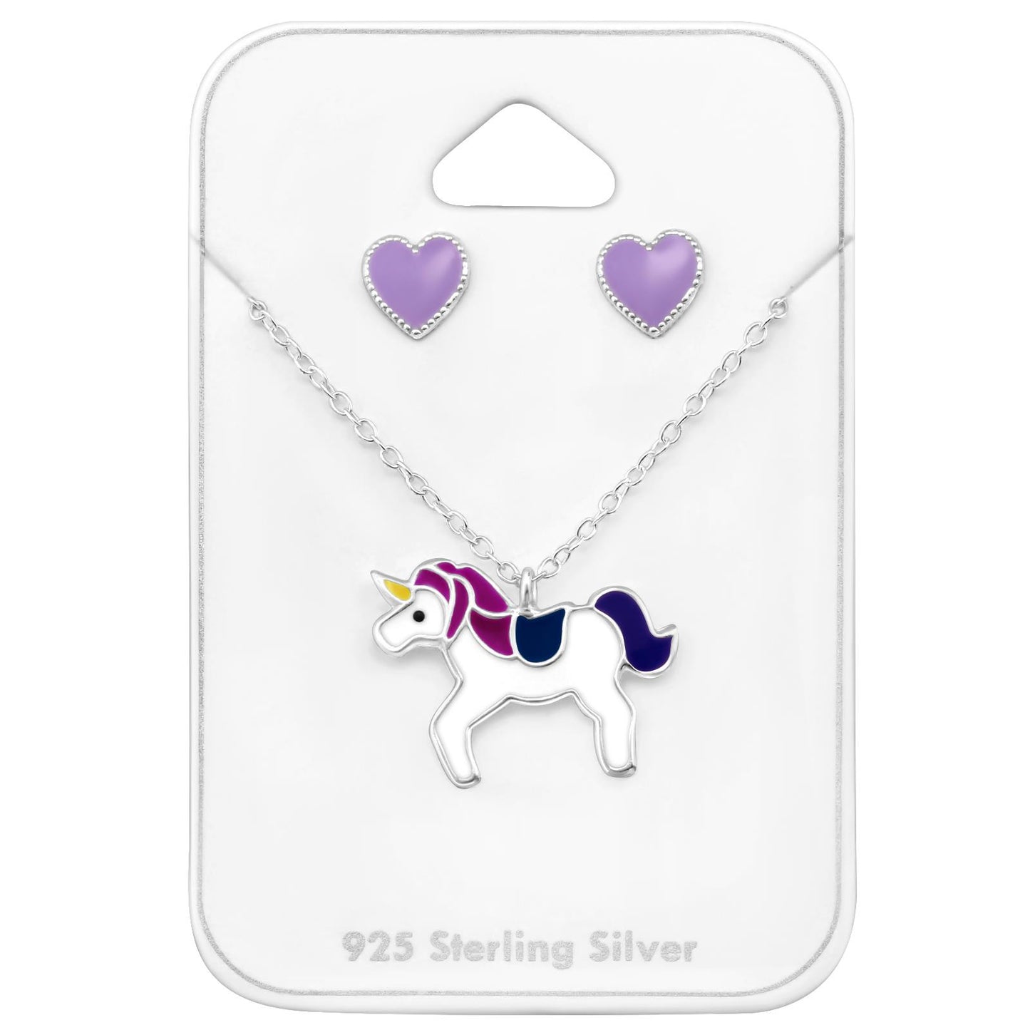 Kinder Schmuckset Einhorn aus 925 Silber