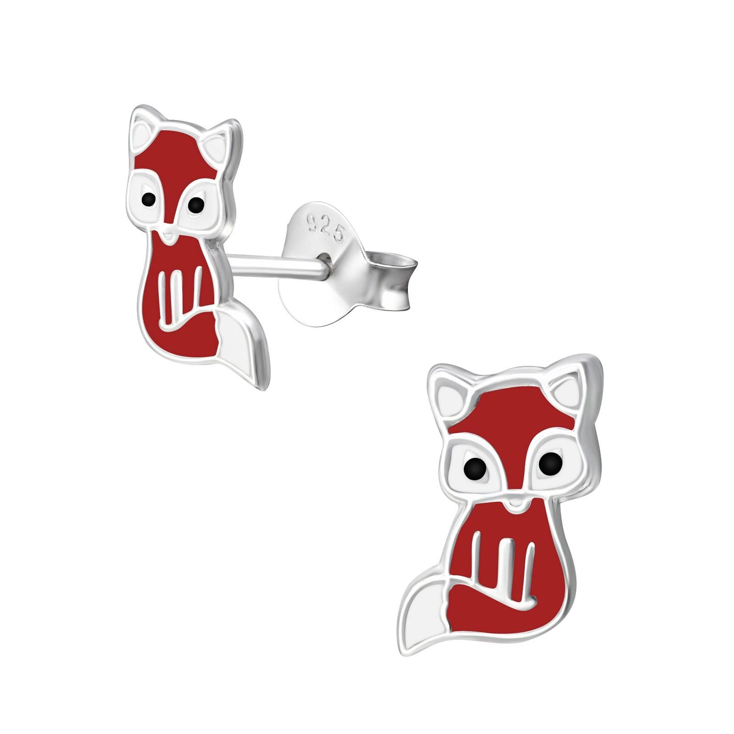 Kinder Ohrringe Fuchs aus 925 Silber