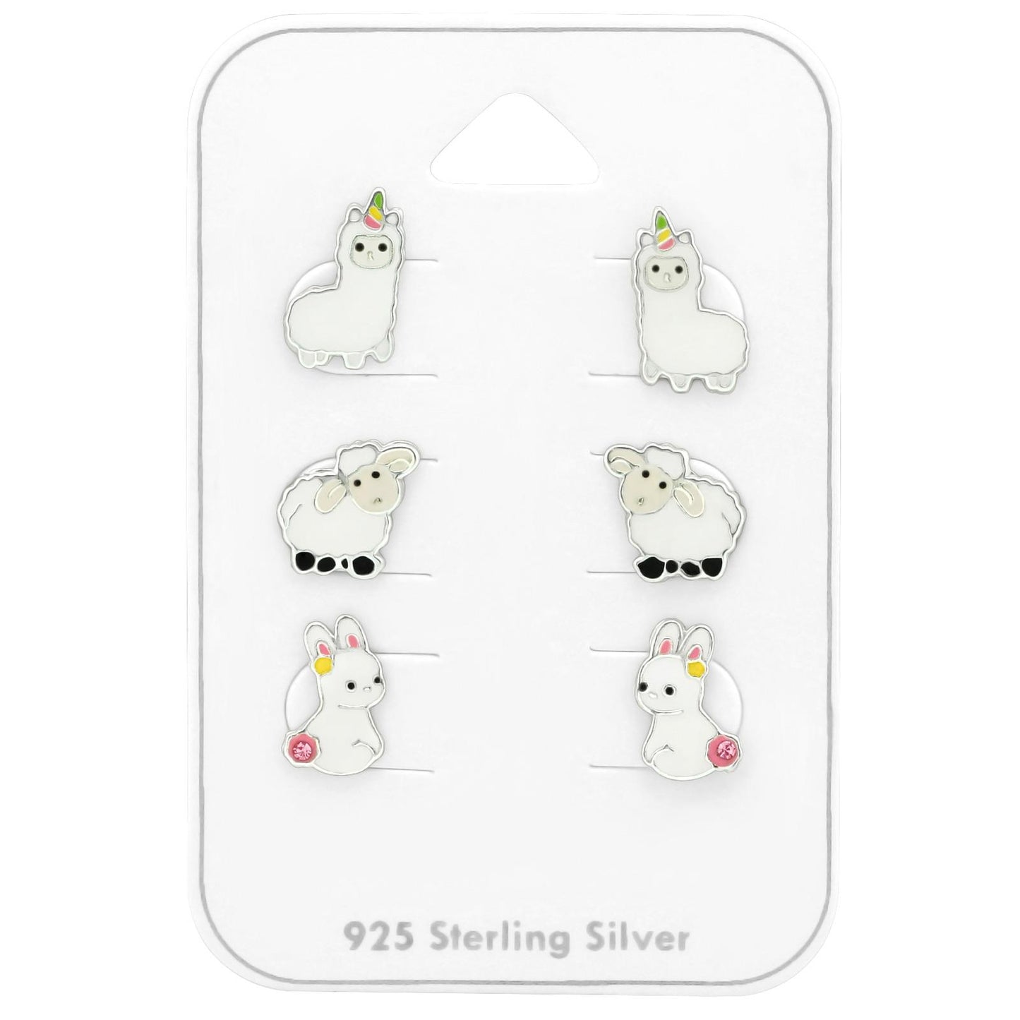 Kinder Schmuckset Tiere aus 925 Silber