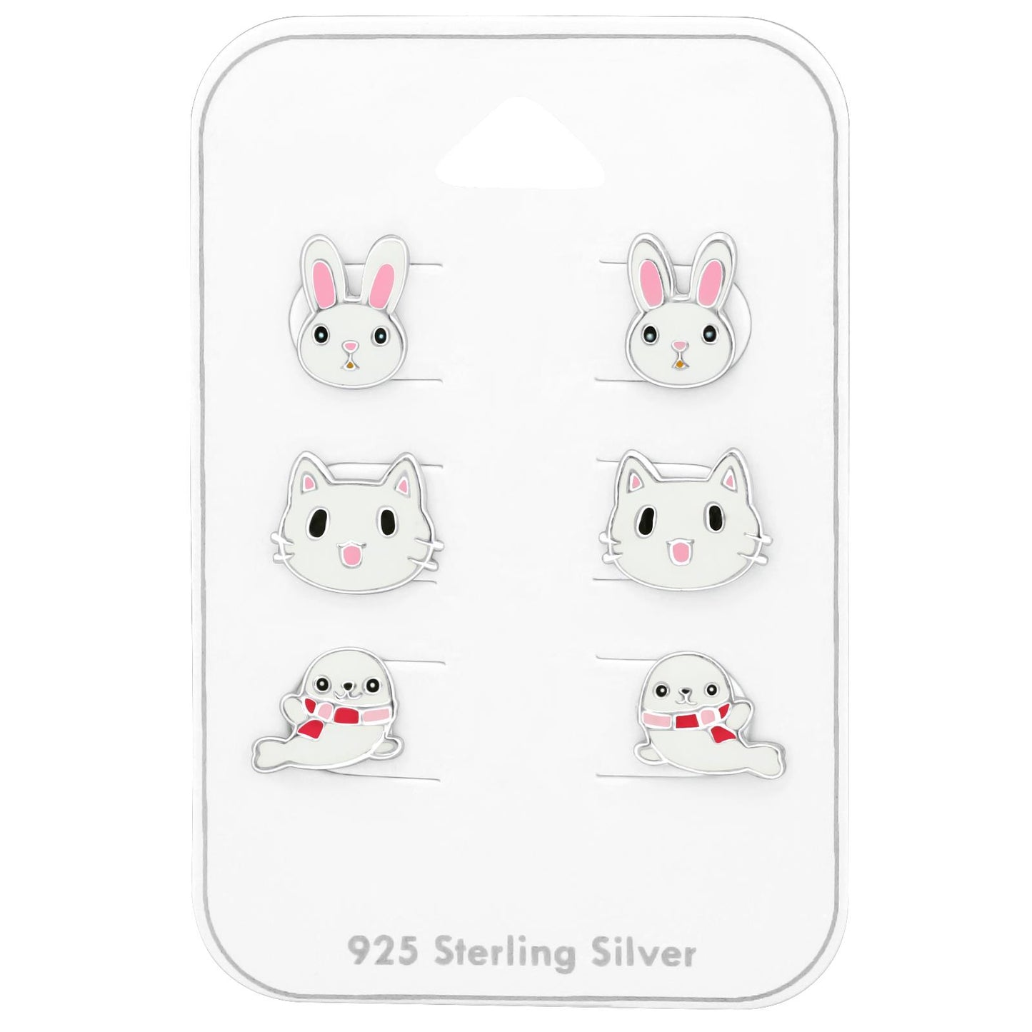 Kinder Schmuckset Tiere aus 925 Silber