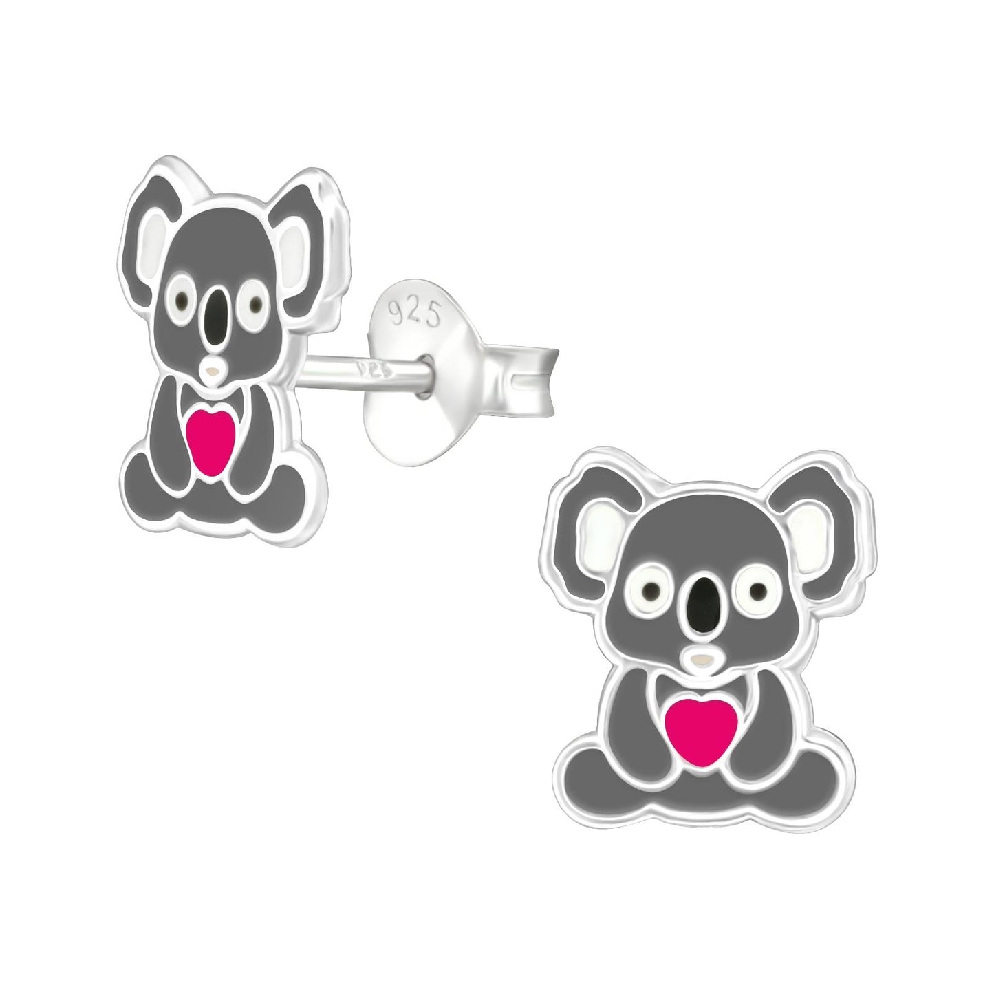 Kinder Ohrringe Koala aus 925 Silber