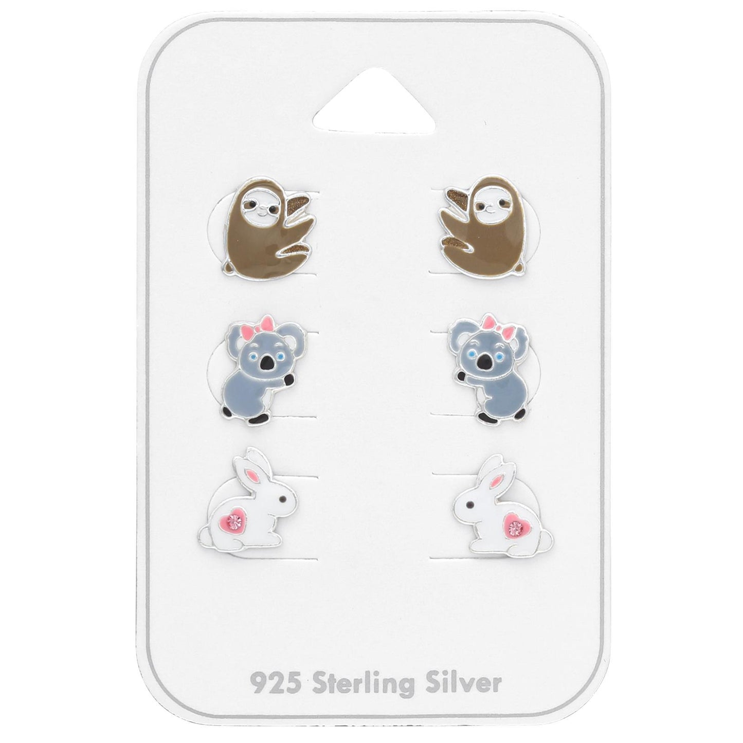 Kinder Schmuckset Tiere aus 925 Silber