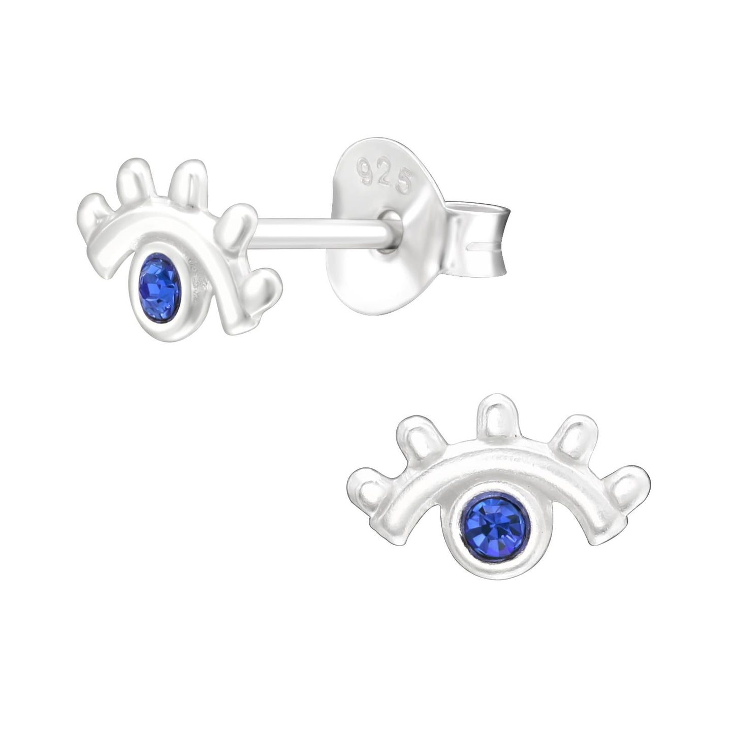 Kinder Ohrringe Auge aus 925 Silber