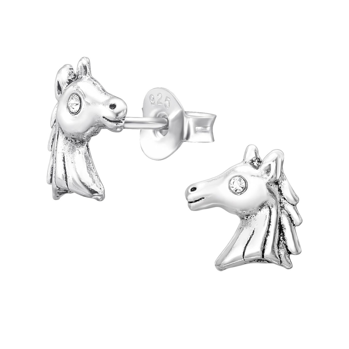 Mädchen Ohrringe Einhorn aus 925 Silber