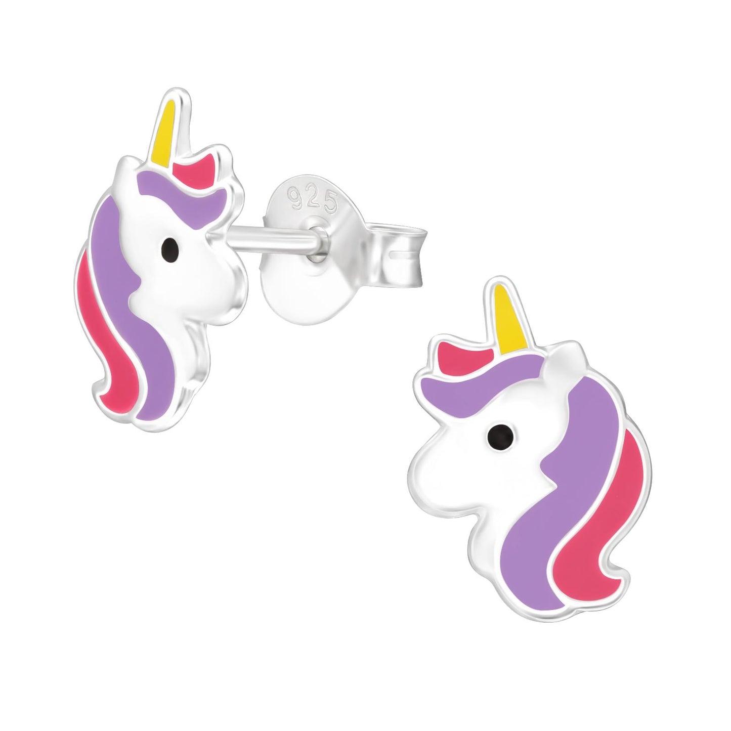 Mädchen Ohrringe Einhorn aus 925 Silber