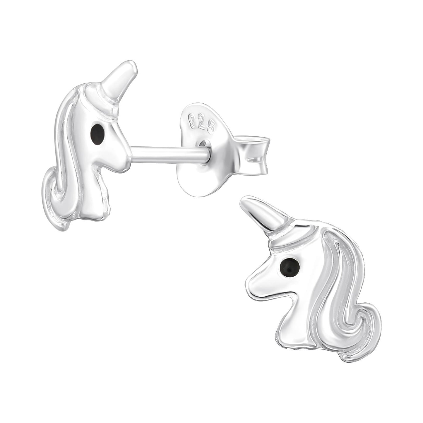 Mädchen Ohrringe Einhorn aus 925 Silber