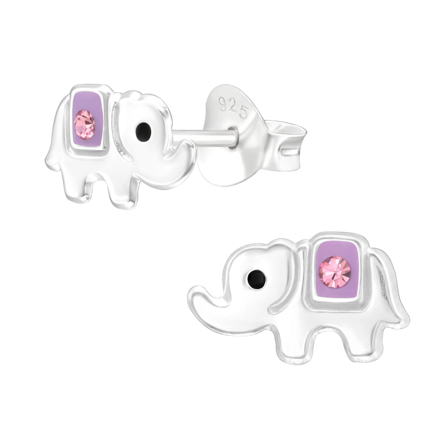 Kinder Ohrringe Elefant aus 925 Silber