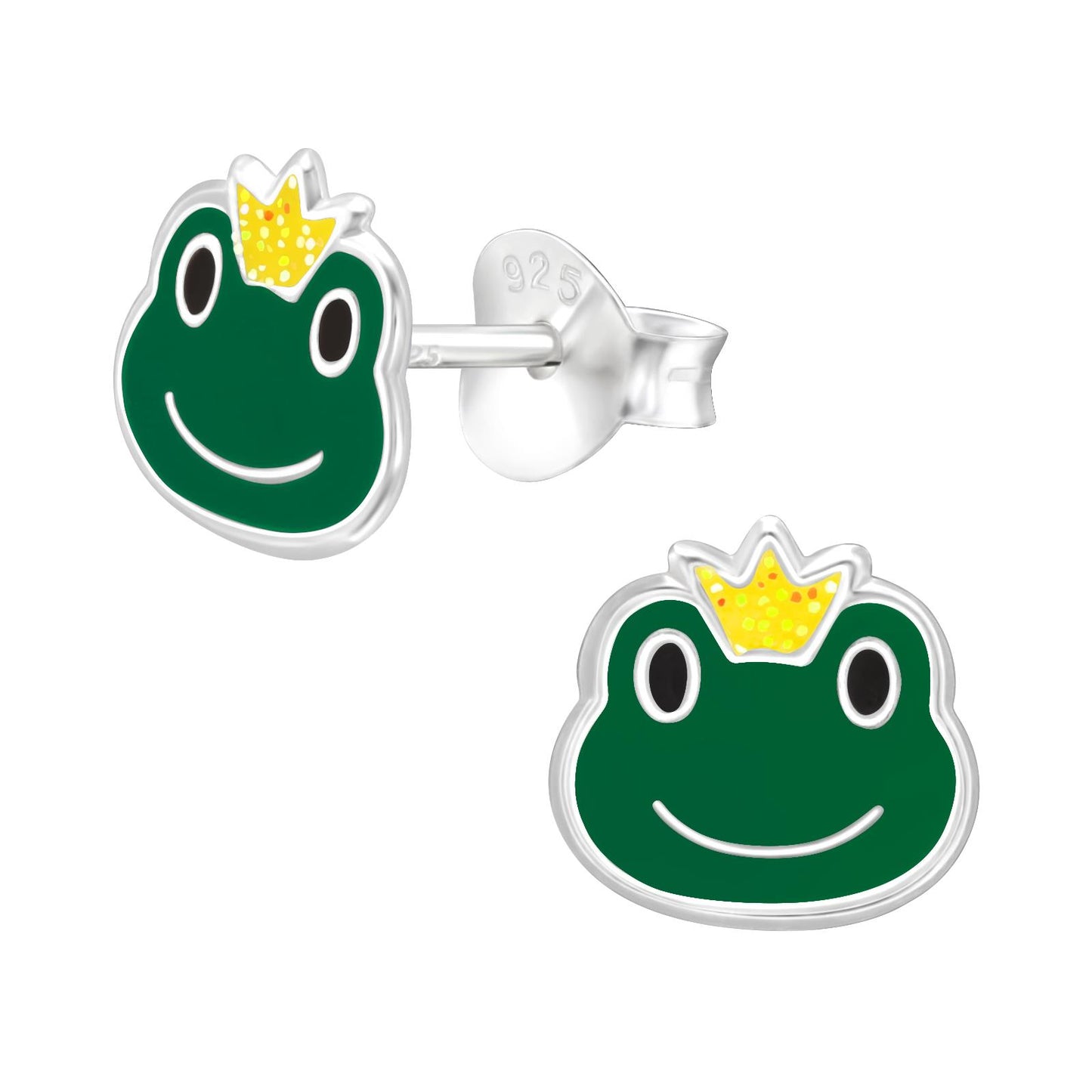 Kinder Ohrringe Frosch aus 925 Silber
