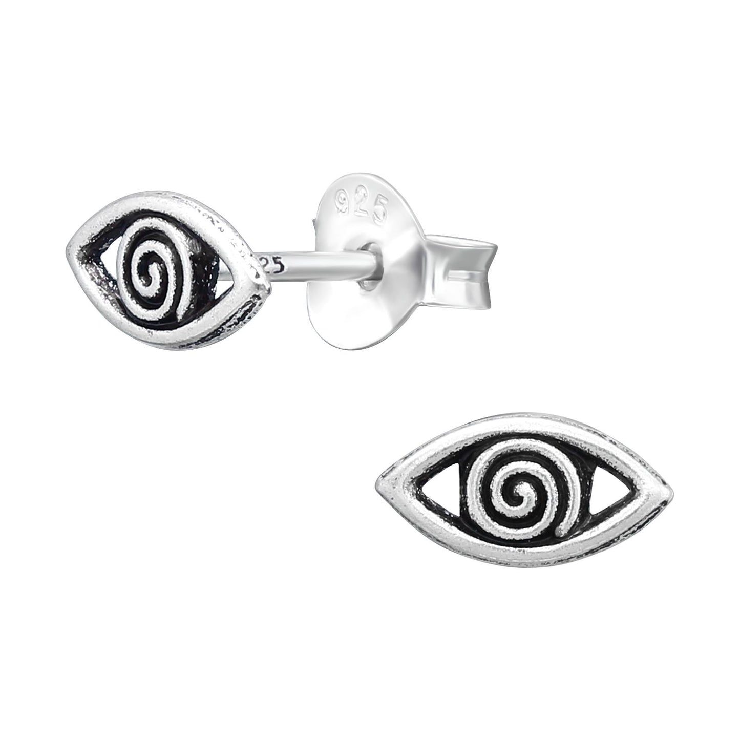 Kinder Ohrringe Evil Eye aus 925 Silber